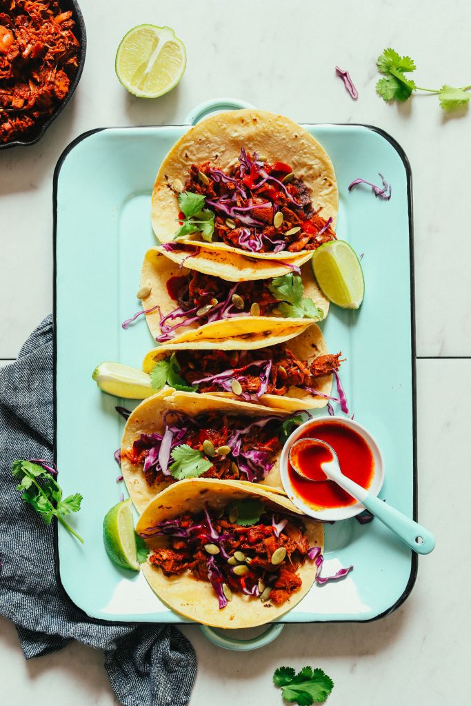 Easy recipe for jackfruit tacos