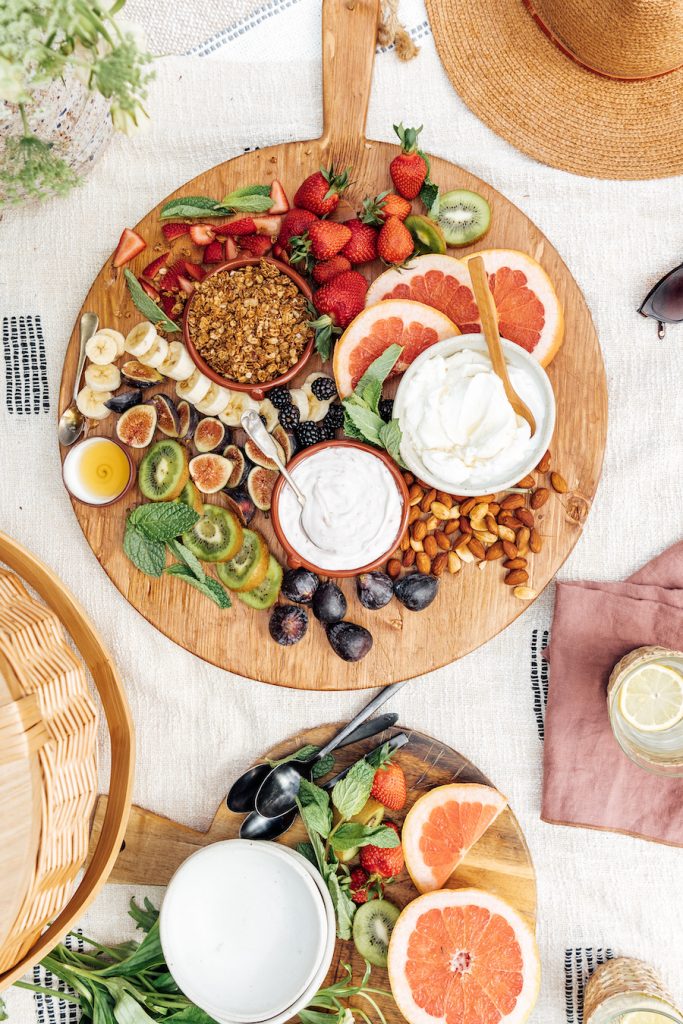 Pasture table for breakfast