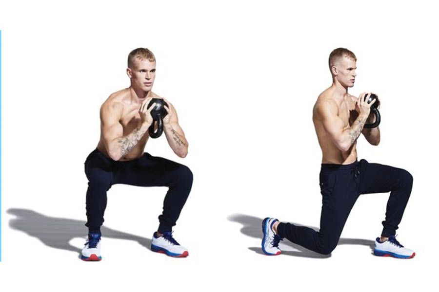 squat lunge squat lunge