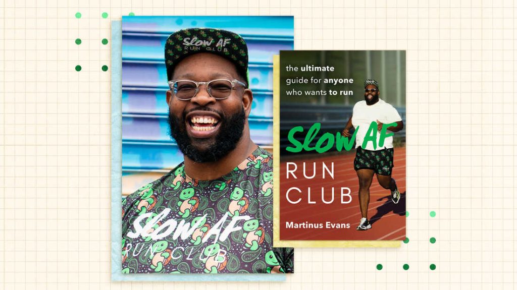 Martinus Evans is the author of the book Slow AF Run Club.