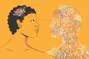 Illustration for Black Mental Health Resource List.